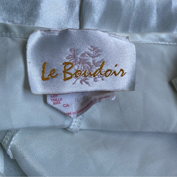 Vintage Le Boudoir Slip dress lingerie heart cut out  collar - Picture 5 of 9